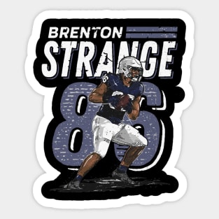 Brenton Strange College Dash Sticker